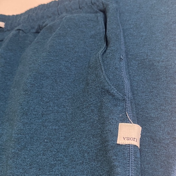 Vuori Teal Joggers Size S - Picture 2 of 6